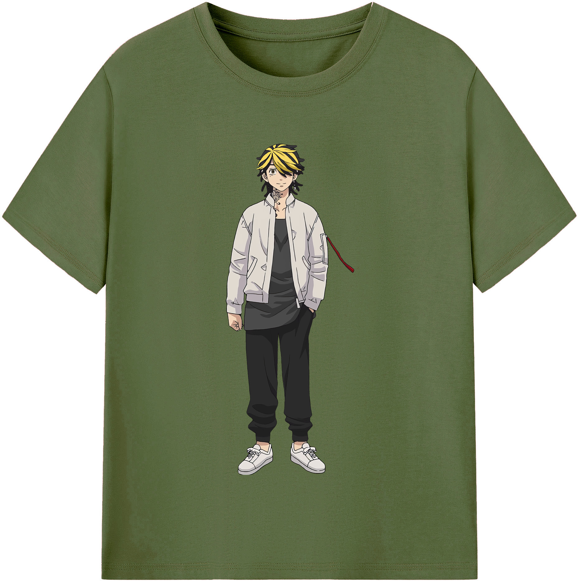 （画像用） 東京リベンジャーズ Tokyo Revengers 綿100％半袖Tシャツ（フロントプリント）